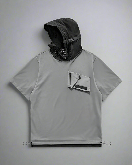 Essential Hooded Tee with Pockets