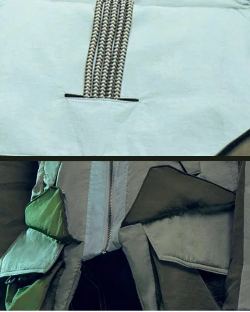 Futuristic Hacker Urban Jacket -  futuristic style - Futuristic Hacker Urban Jacket for Modern Looks
