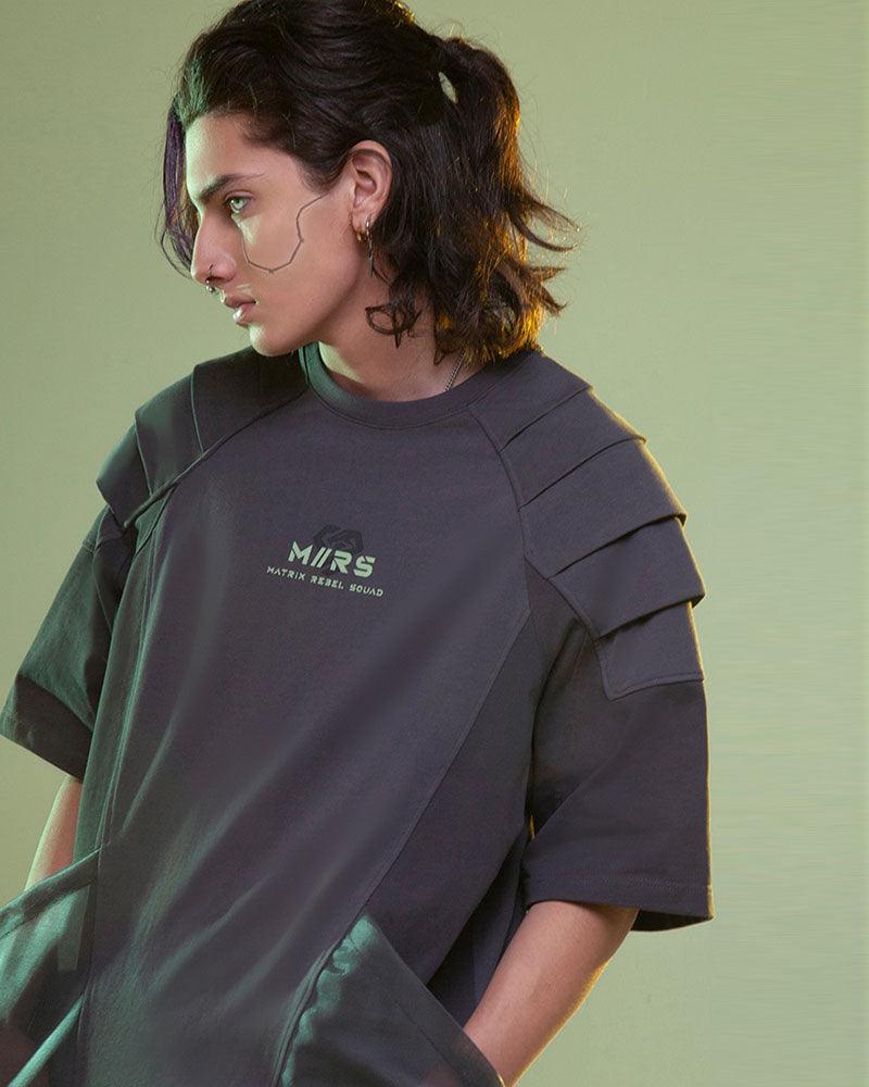 Futuristic Mech Graphic T-Shirt -  edgy fashion t-shirt - Futuristic Mech Graphic T-Shirt for Everyday Style