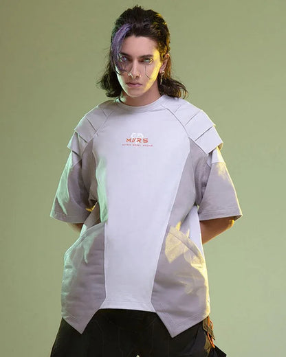 Futuristic Mech Graphic T-Shirt - futuristic t-shirt - Futuristic Mech Graphic T-Shirt for Everyday Style