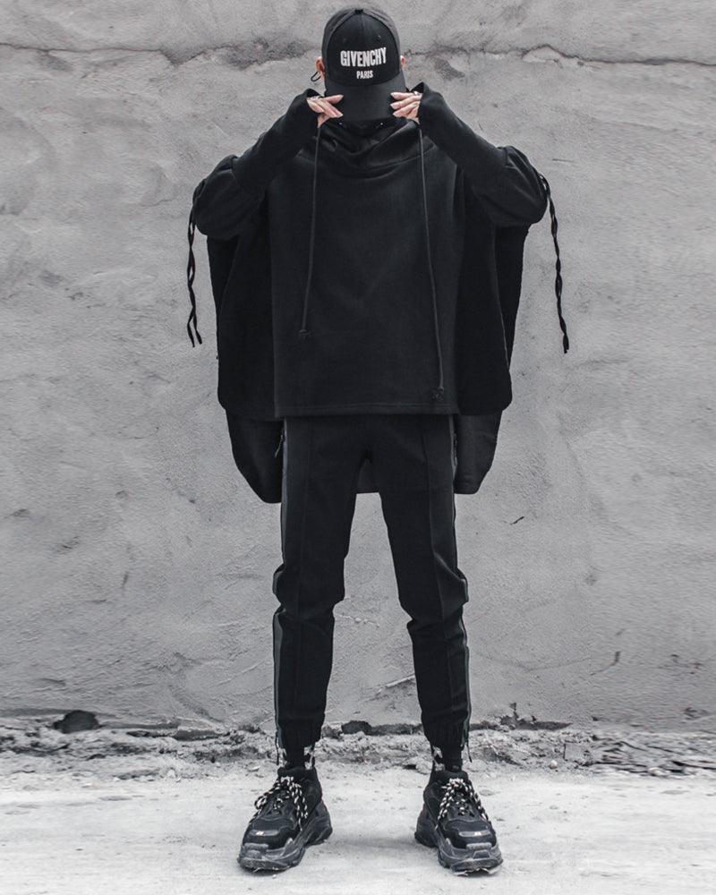 Futuristic Ninja Cape Hoodie -  seasons hoodie - Futuristic Ninja Cape Hoodie for All Seasons