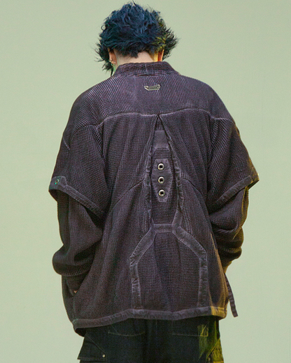 Futuristic Ninja Kimono Jacket - techwear-core - Futuristic Ninja Kimono Jacket for Techwear Enthusiasts