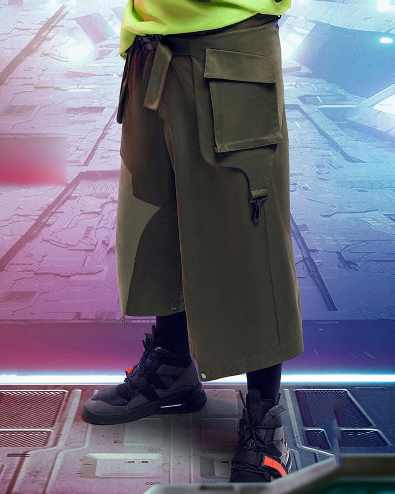 Futuristic Ninja Style Trousers -  samurai pants - Futuristic Ninja Style Trousers for Trendsetters