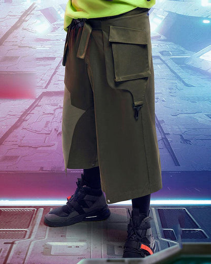 Futuristic Ninja Style Trousers -  samurai pants - Futuristic Ninja Style Trousers for Trendsetters
