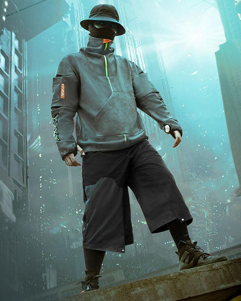 Futuristic Ninja Style Trousers -  samurai pants - Futuristic Ninja Style Trousers for Trendsetters
