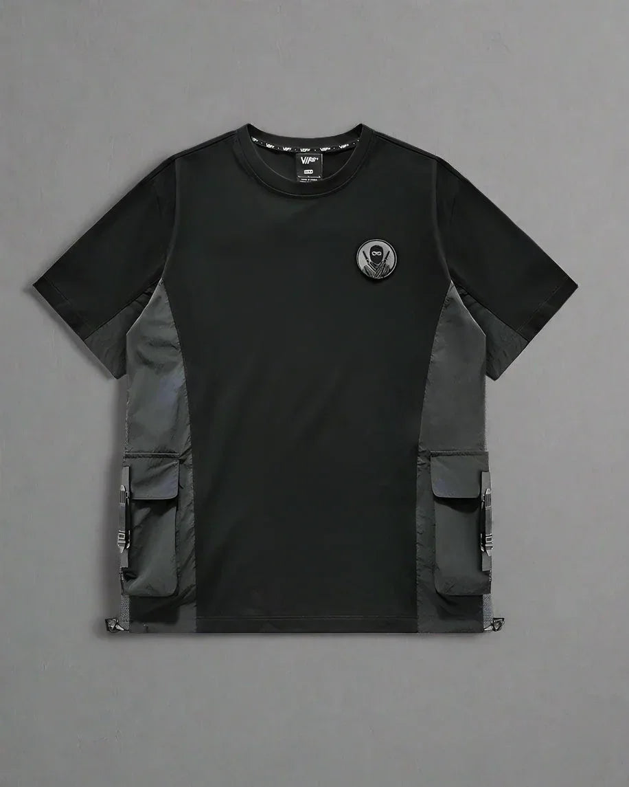Futuristic Samurai Spirit Tee - breathable fabric t-shirt - Stylish Samurai Spirit Tee for Everyday Wear