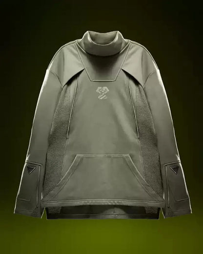 Futuristic Turtleneck Sweatshirt - turtleneck - Futuristic Turtleneck Sweatshirt for Modern Style