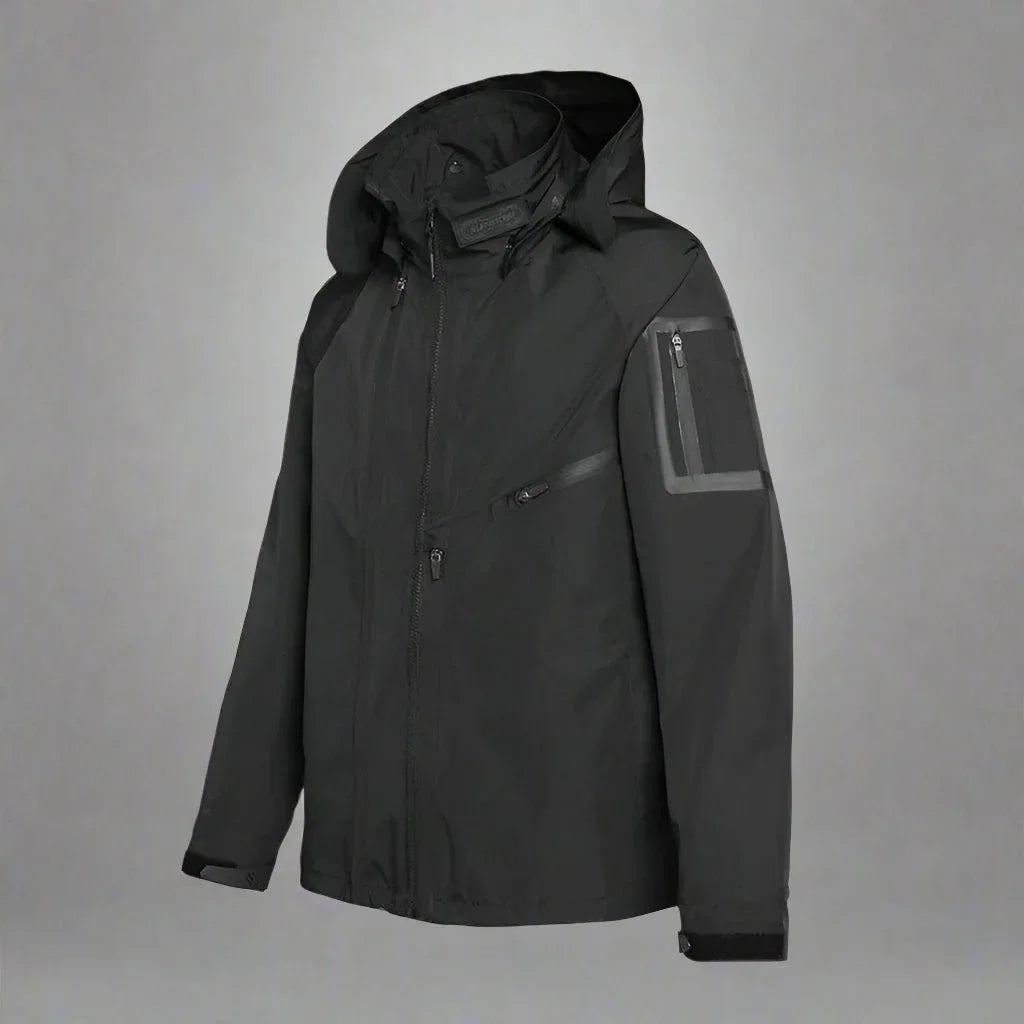Futuristic Waterproof Cyberpunk Coat -  urban techwear - Stylish Waterproof Cyberpunk Coat for Everyday Wear