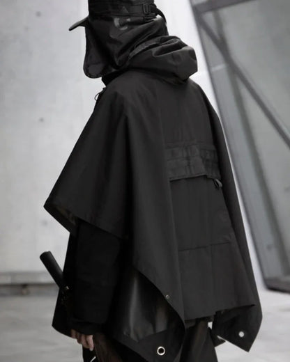 Futuristic Waterproof Samurai Cape -  modern design cape - Waterproof Samurai Cape for Urban Adventures