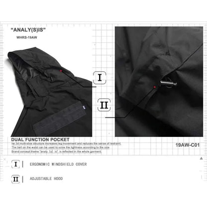 Futuristic Waterproof Samurai Cape -  urban clothing - Waterproof Samurai Cape for Urban Adventures
