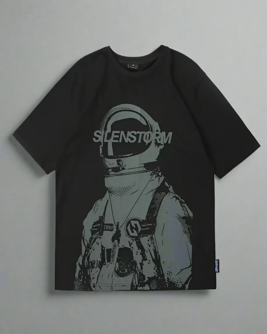 Galactic Journey Graphic T-Shirt - comfortable stretch t-shirt - Galactic Journey Astronaut Graphic T-Shirt