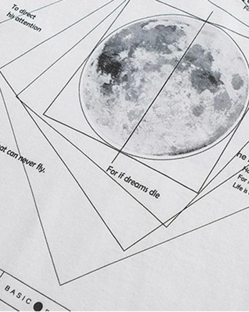 Galactic Moon Adventure Tee -  urban style - Galactic Moon Adventure Techwear T-Shirt