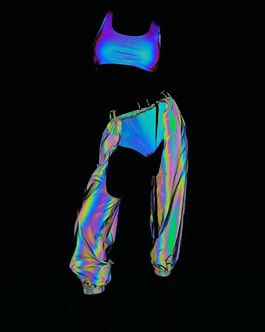 Glow-In-The-Dark Rave Pants - rave pants - Vibrant Glow-In-The-Dark Rave Pants for Comfort