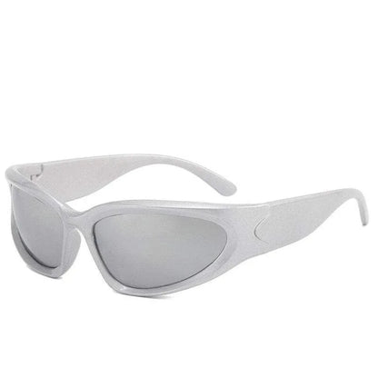 Gorpcore Glasses - semi-circular sunglasses - Futuristic Gorpcore Streetwear Sunglasses