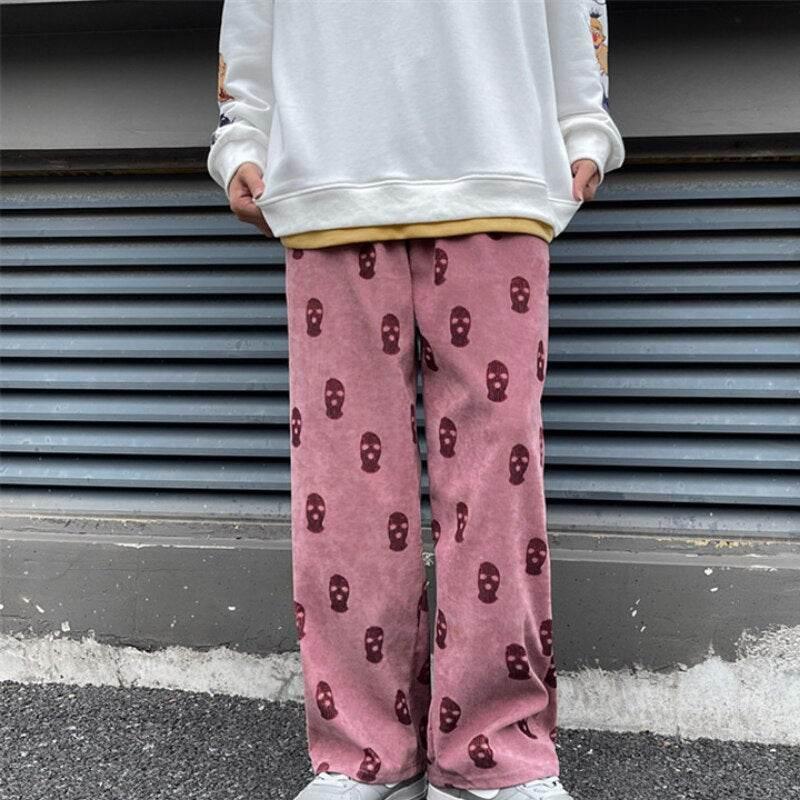 Graphic Printed Pants - y2k-core - Stylish Graphic Printed Pants for Every Occasion