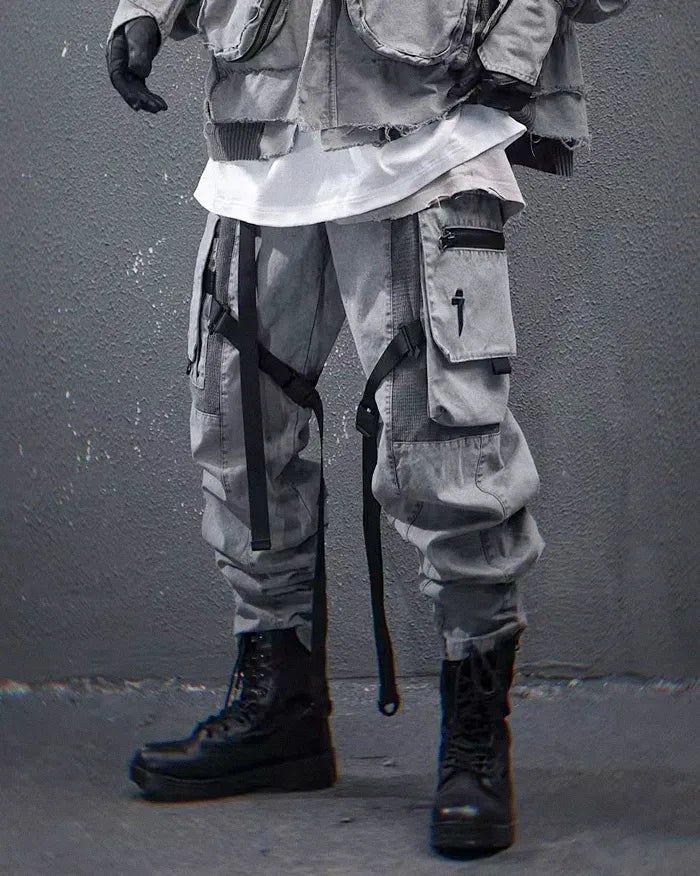 Grey Techwear Trousers