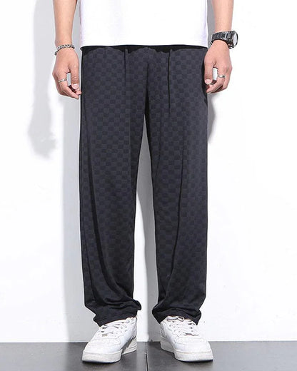 Groovy Checkerboard Lounge Pants - checkerboard pants - Lightweight Checkerboard Lounge Pants for Summer