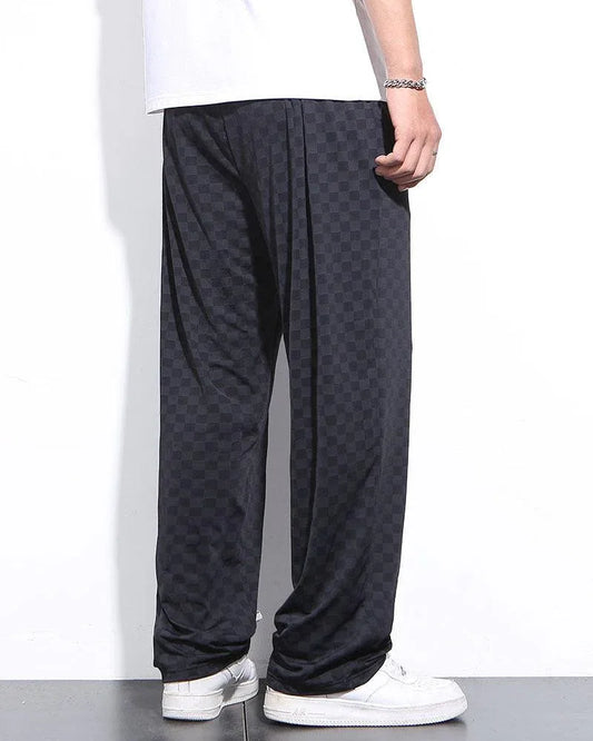 Groovy Checkerboard Lounge Pants - lightweight summer pants - Lightweight Checkerboard Lounge Pants for Summer