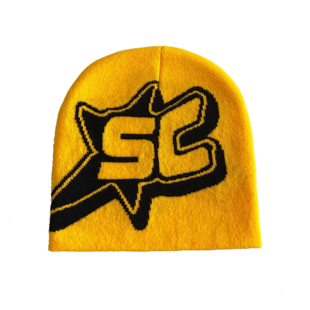 Grunge Beanie -  cotton polyester - Trendy Grunge Beanie for Daily Style