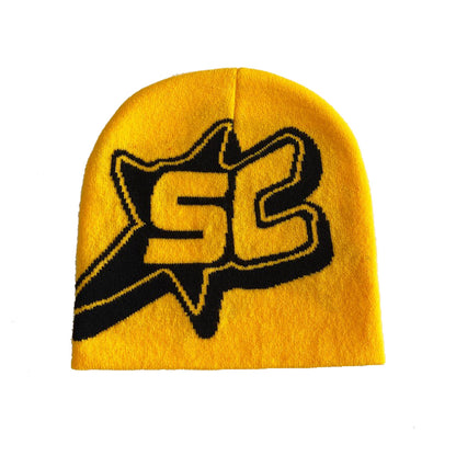 Grunge Beanie -  cotton polyester - Trendy Grunge Beanie for Daily Style