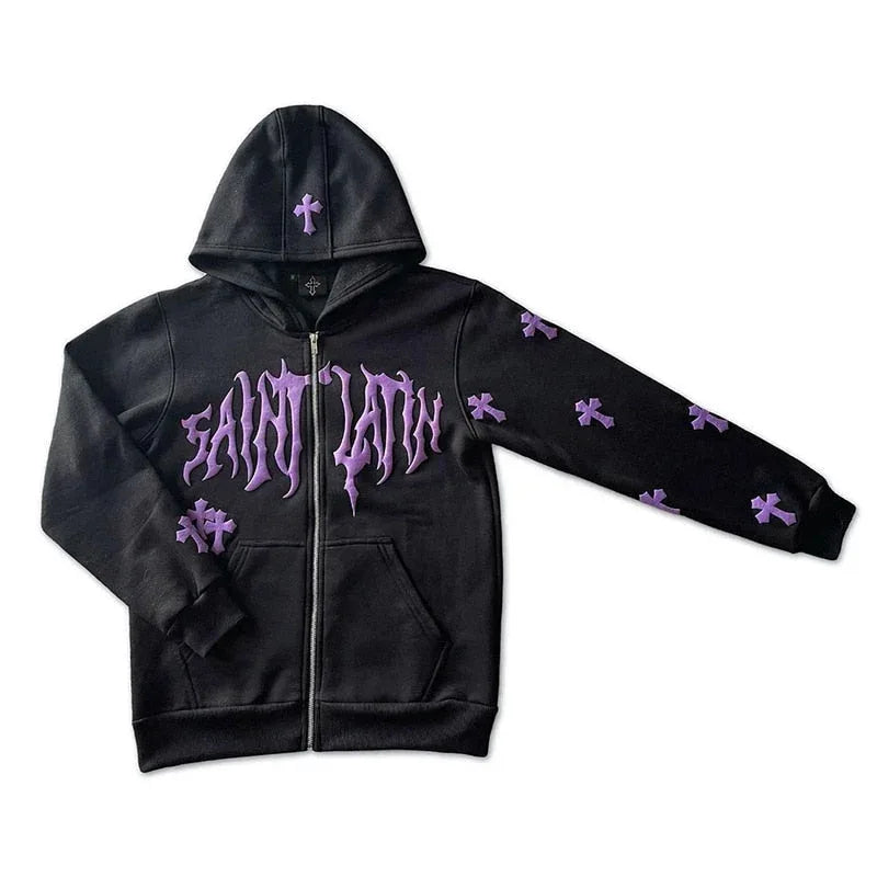 Grunge Hoodie - grunge hoodie - Unisex Y2K Grunge Hoodie for Casual Days