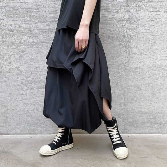 Chic Wide-Legged Hakama Pants