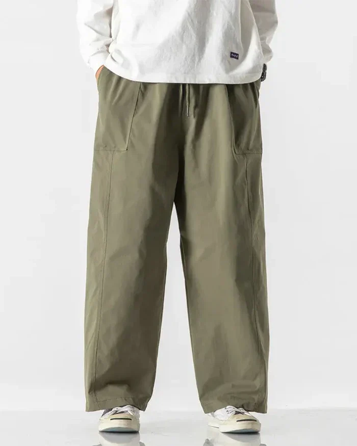 Trendy Hakama Streetwear Pants