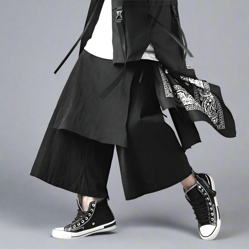 Stylish Hakama-Style Trousers