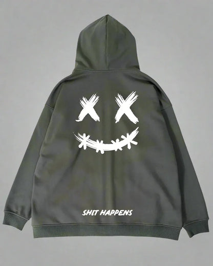 Happy Moments Zip-Up Hoodie -  comfortable - Stylish and Comfortable Zip-Up Hoodie