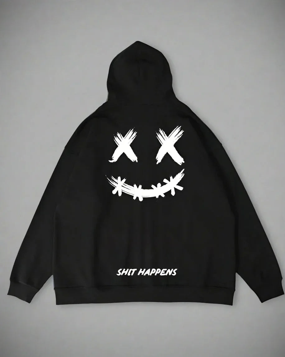 Happy Moments Zip-Up Hoodie -  comfortable hoodie - Stylish and Comfortable Zip-Up Hoodie