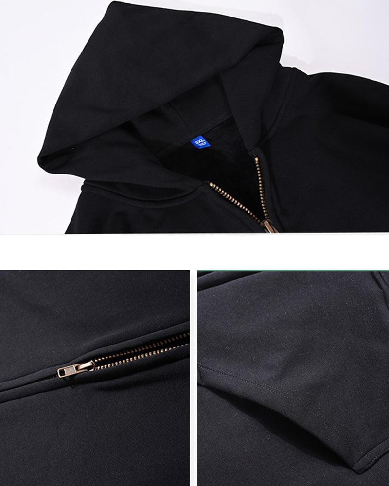 Happy Moments Zip-Up Hoodie -  streetwear - Stylish and Comfortable Zip-Up Hoodie