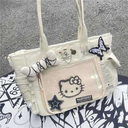 Hello Kitty Tote Bag - trendy tote bag - Spacious Hello Kitty Tote Bag for Everyday Use