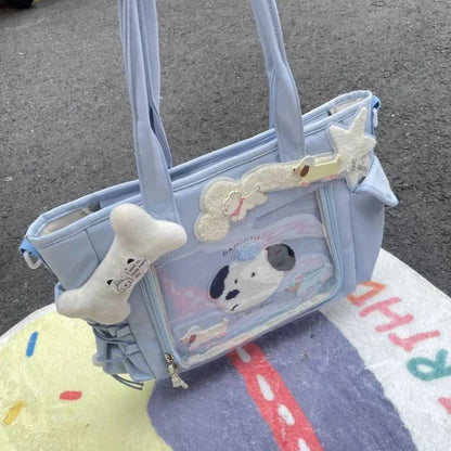 Hello Kitty Tote Bag - y2k-core - Spacious Hello Kitty Tote Bag for Everyday Use