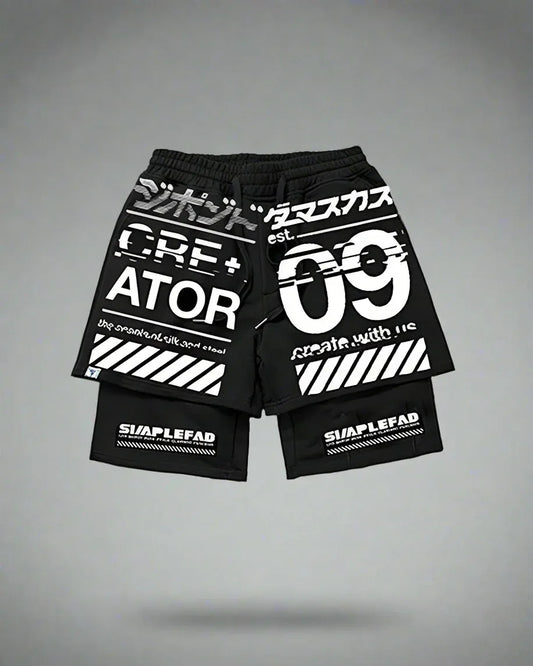 High-Tech Biker Performance Shorts - biker shorts - High-Tech Biker Performance Shorts for Urban Riders