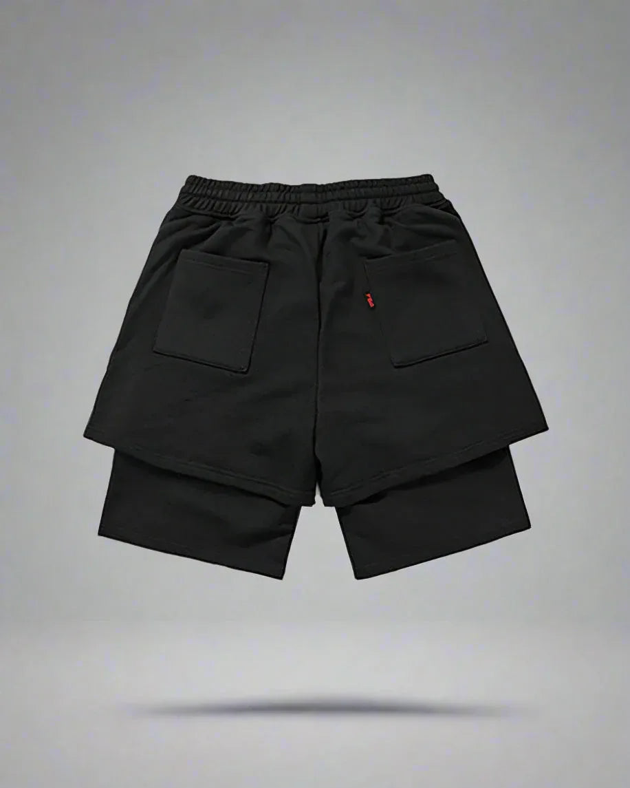 High-Tech Biker Performance Shorts -  techwear - High-Tech Biker Performance Shorts for Urban Riders