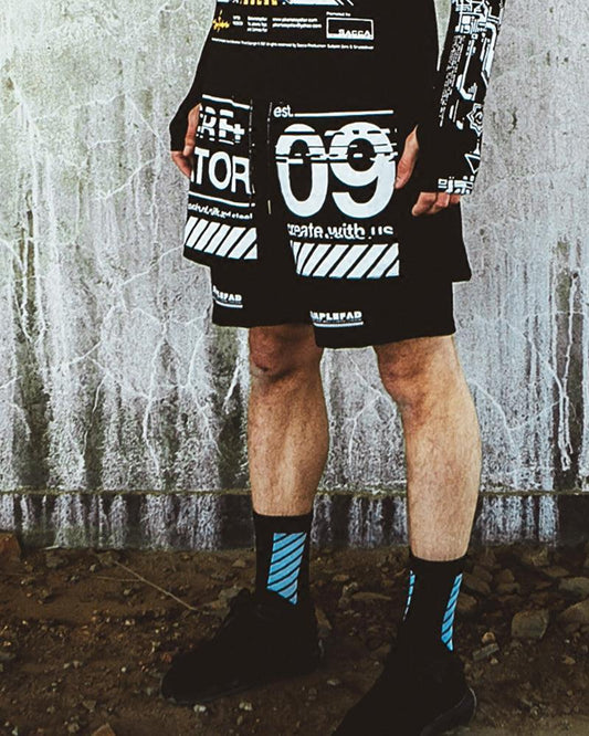High-Tech Biker Performance Shorts - techwear biker shorts - High-Tech Biker Performance Shorts for Urban Riders