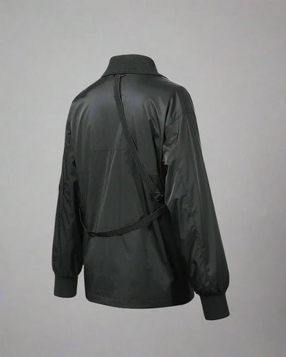 High-Tech Cyberpunk Utility Coat -  breathable coat - Stylish Waterproof Cyberpunk Utility Coat