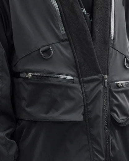 High-Tech Cyberpunk Utility Coat - futuristic jacket - Stylish Waterproof Cyberpunk Utility Coat