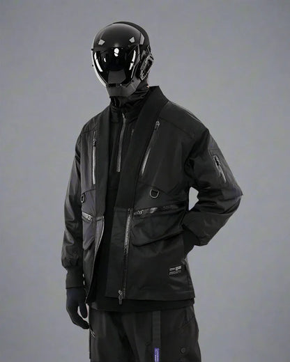 High-Tech Cyberpunk Utility Coat -  techwear - Stylish Waterproof Cyberpunk Utility Coat