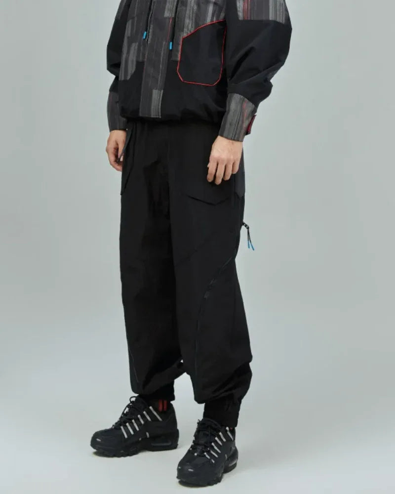 High-Tech Waterproof Cargo Pants - techwear-core - Waterproof Cargo Pants for All Weather Conditions
