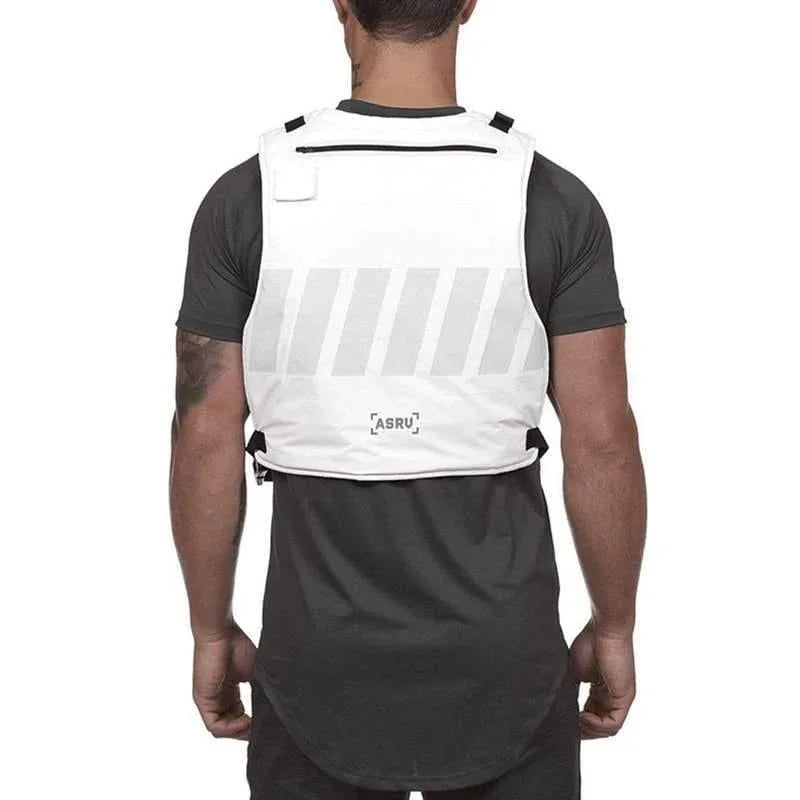High-Visibility Running Performance Vest -  lightweight vest - High-Visibility Running Performance Vest for Safety