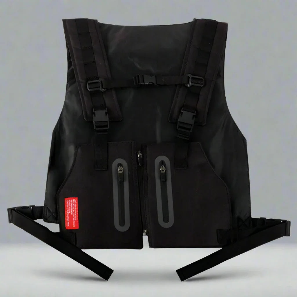 High-Visibility Running Performance Vest -  adjustable running vest - High-Visibility Running Performance Vest for Safety
