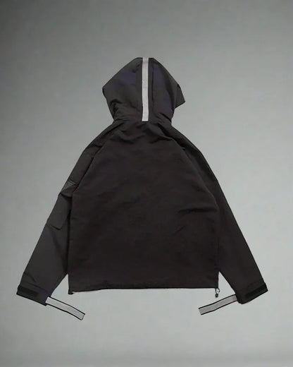 High-Visibility Urban Tech Jacket -  techwear for outdoor - Reflective Urban Tech Jacket for Outdoor Use