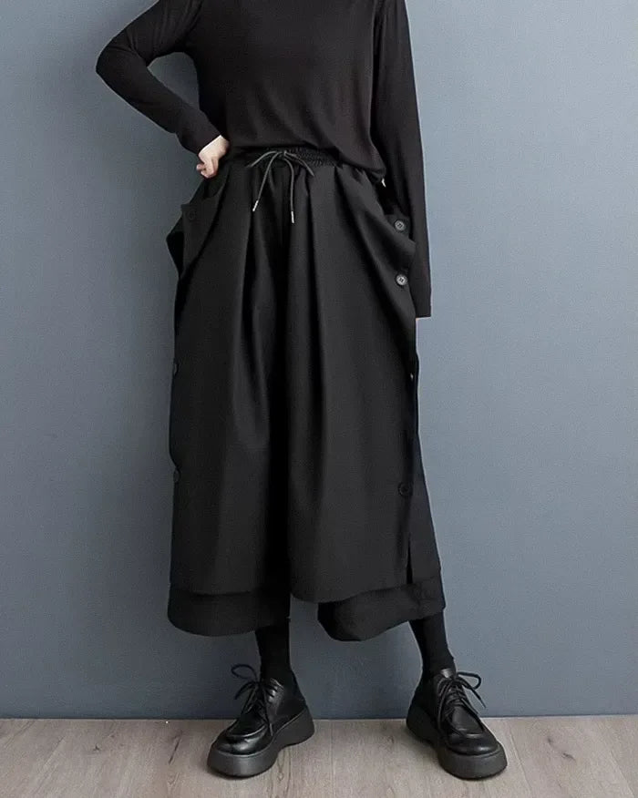 High-Waisted Wide Leg Pants -  high waisted - High-Waisted Wide Leg Pants for Women