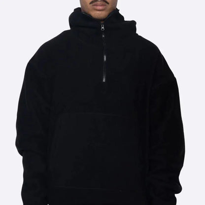 Hooded Sweatshirt -  sweatshirt - Stylish Sherpa Hooded Sweatshirt for Everyday Wear
