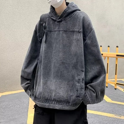 Hoodie Jean -  jean - Y2K Streetwear Hoodie Jean for Unique Style