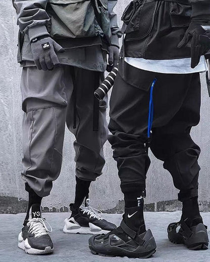 Innovative Cargo Tech Trousers -  machine-washable tech pants - Techwear Cargo Trousers for Urban Exploration