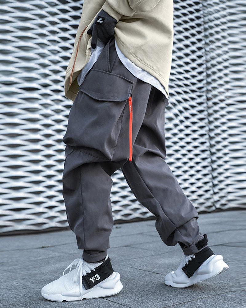Innovative Cargo Tech Trousers - techwear-core - Techwear Cargo Trousers for Urban Exploration