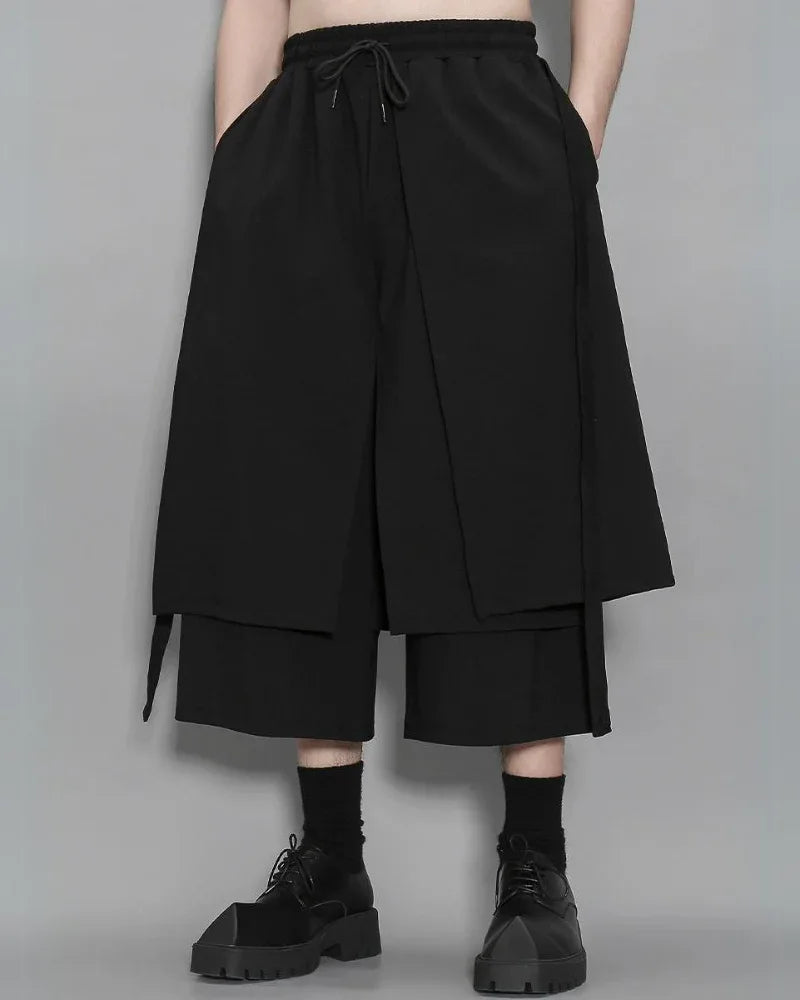 Innovative Street Style Hakama Pants -  techwear - Modern Hakama Pants for Stylish Everyday Wear