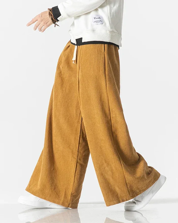 Stylish Japanese Corduroy Trousers